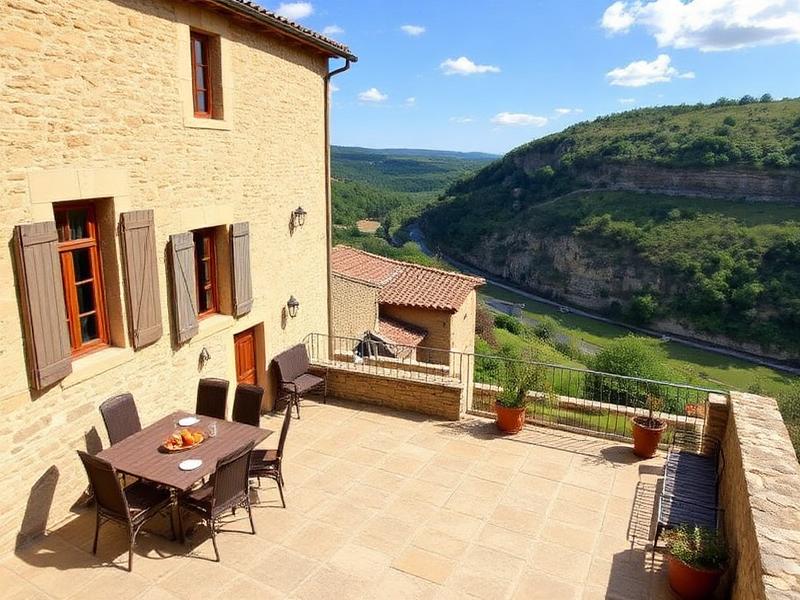 Maison de village avec terrasse panoramique